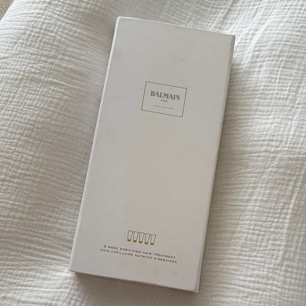 Balmain Paris 5 Week Enriching Hair Treatment Unopened Brand New